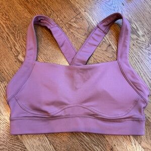4/$30 Old Navy Mauve pink purple Crossback Sports Bra Sz Small worn twice!